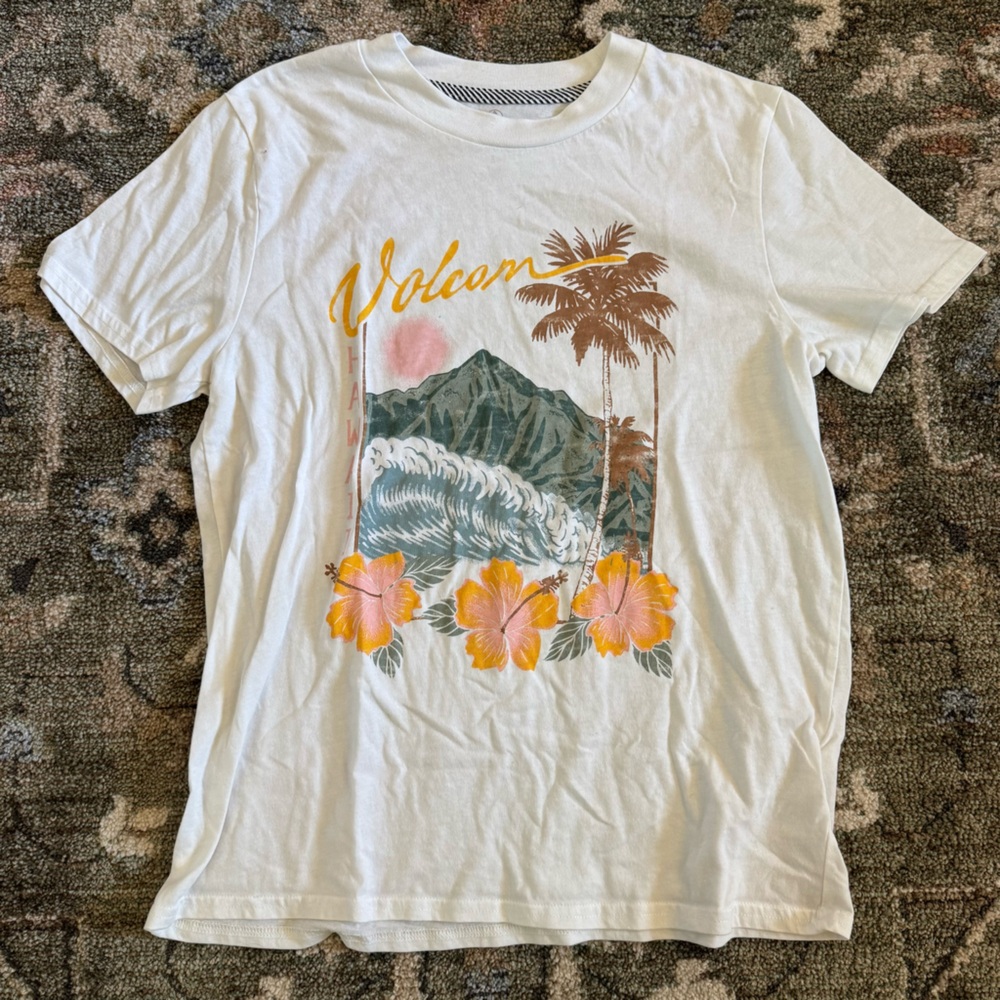Volcom Tropical Graphic Tee in White